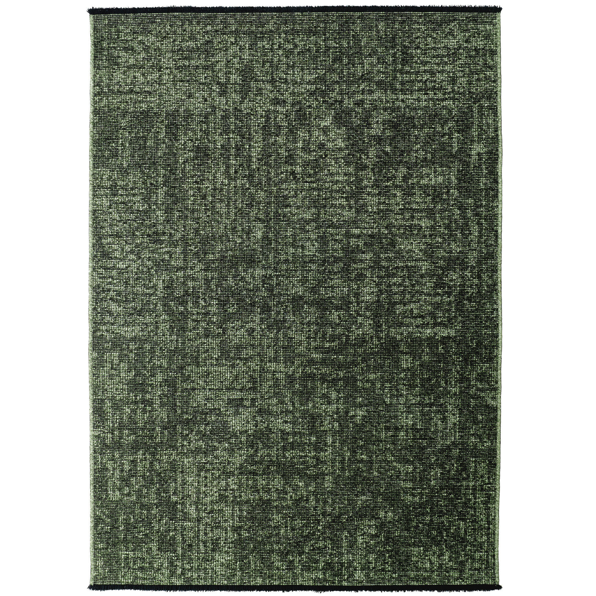 TEPPICH Kurzflor Unicolor Chenille Baumwolle Innen Grün Rechteckig 120x170 - Grün, Textil (120/170cm) - KADIMA DESIGN