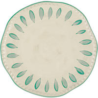 SPEISETELLER Domitilla Aqua Grün - Multicolor, Keramik (27.3cm) - Rose & Tulipani