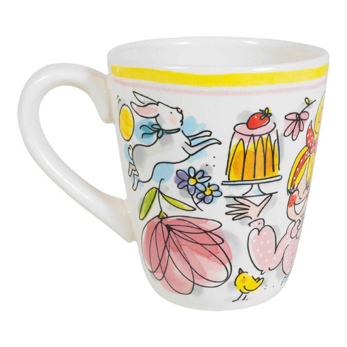 BECHER Frohe Ostern in Bunt - 350 ml - Multicolor, Keramik (0.35L) - Blond Amsterdam