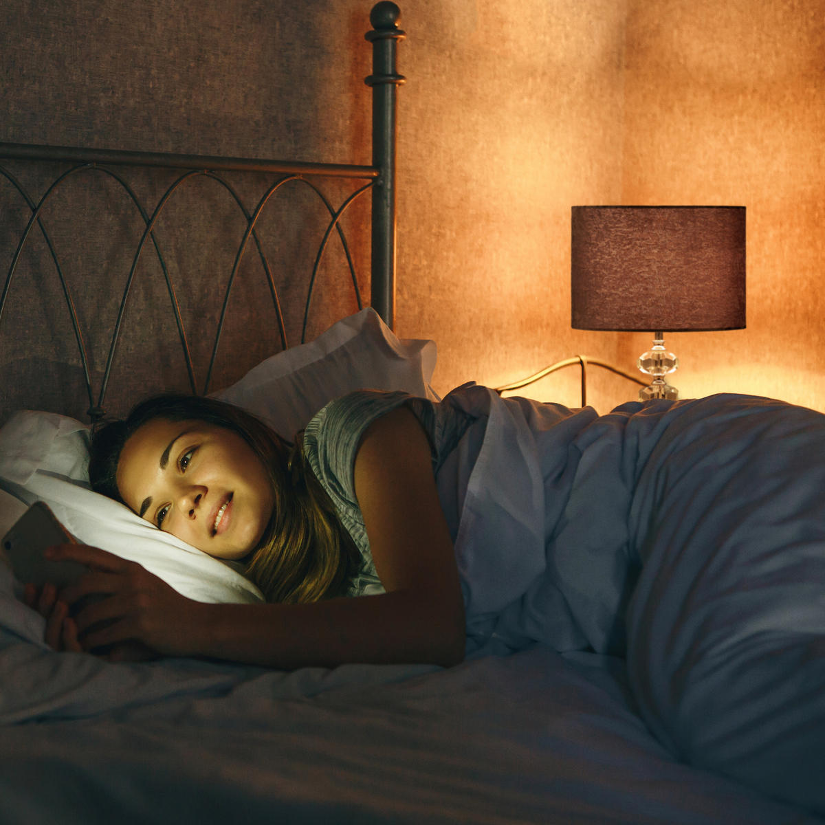 TISCHLEUCHTE - Multicolor, Glas/Textil (26/26/48cm) - Relaxdays