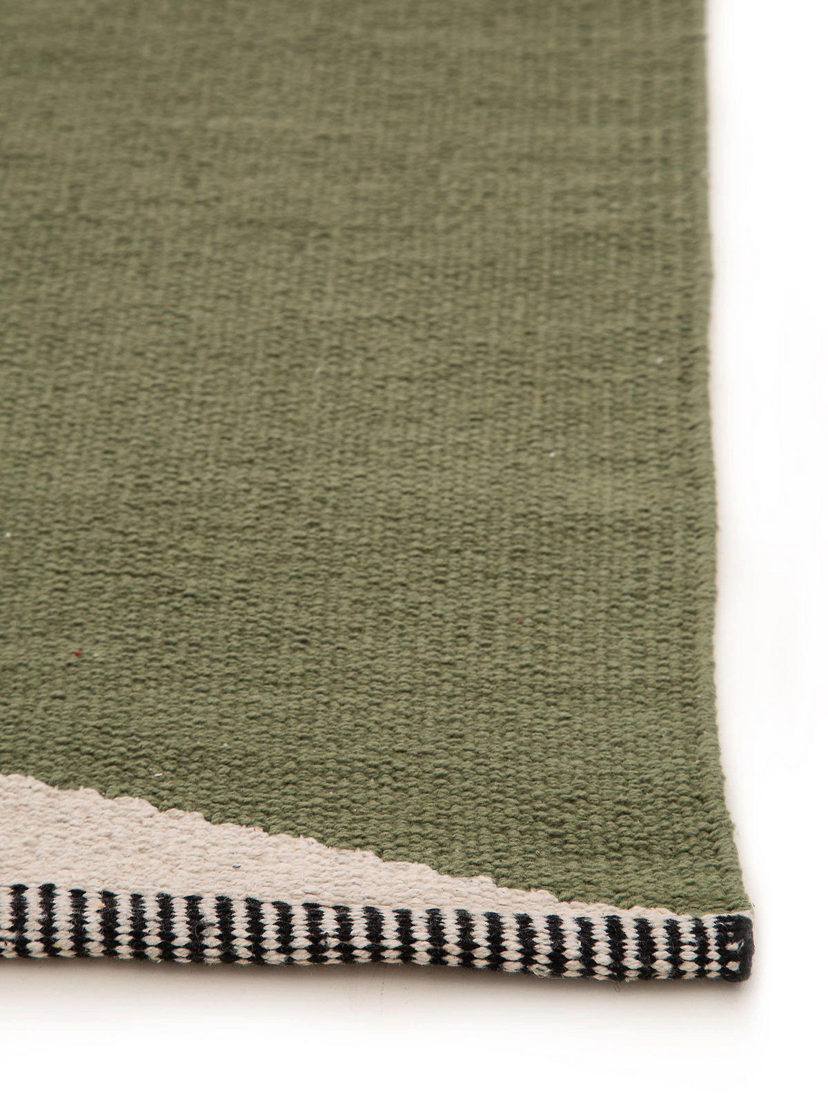 BAUMWOLLTEPPICH Lenny Grün 70x200 cm - Grün, Textil (70/200cm) - benuta Pop