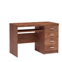 SCHREIBTISCH ZERI 120x60x81,5 cm Bürotisch Computertisch, Braun - Braun, Holzwerkstoff (60/120/81.5cm) - MASSENO