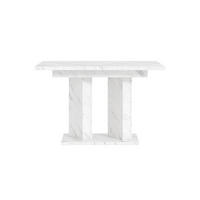 ESSTISCH BELTRA Ausziehbar 120 - 160 / 80 x 76 cm - Hellgrau/Weiß, Holz (120/80/76cm) - MASSENO