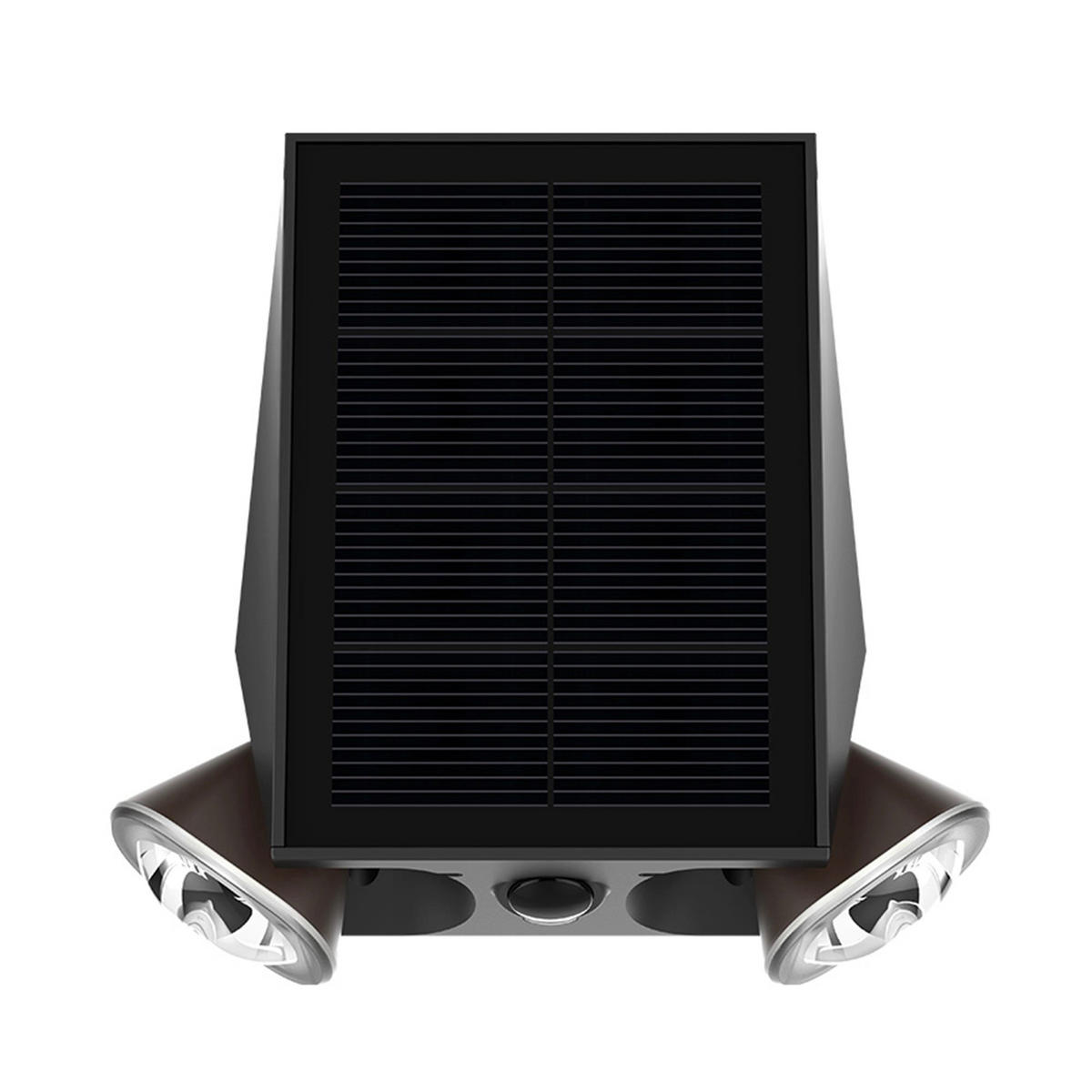 STRIKER 800LM Solar-Sensor-Wandleuchte - Schwarz, Kunststoff (14/12/6cm) - Lumisky