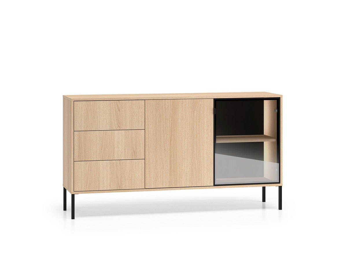 KOMMODE – 160 cm – Barnee – Kaschmir - Kaschmir, Holzwerkstoff (160/86/40cm) - hi-markt