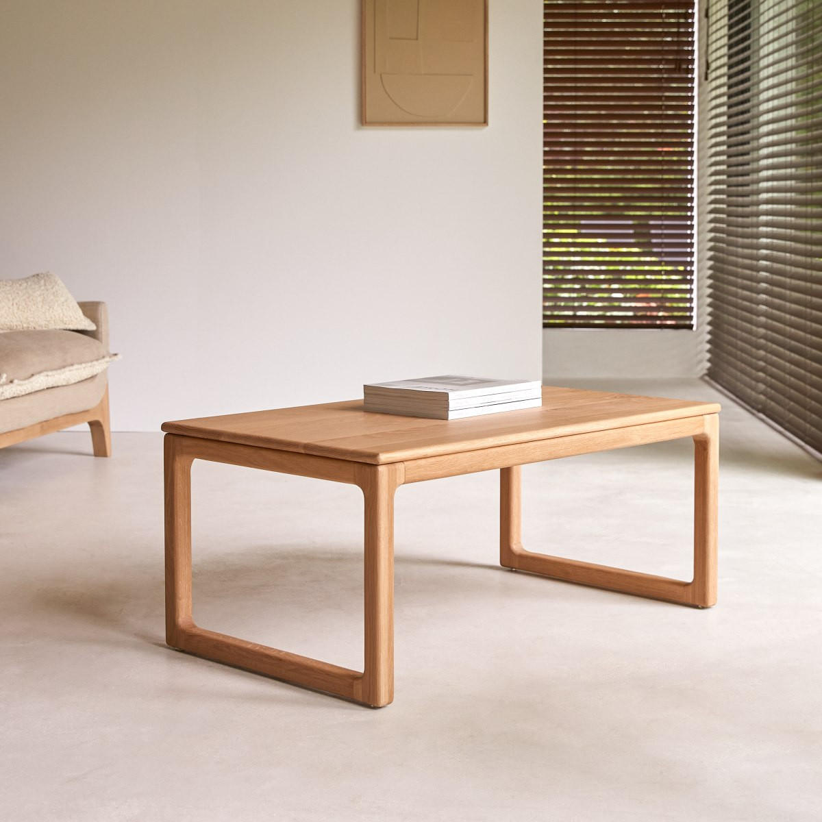COUCHTISCH Arto Natur aus Eiche - Naturfarben, Holz (56/100/42cm) - Tikamoon