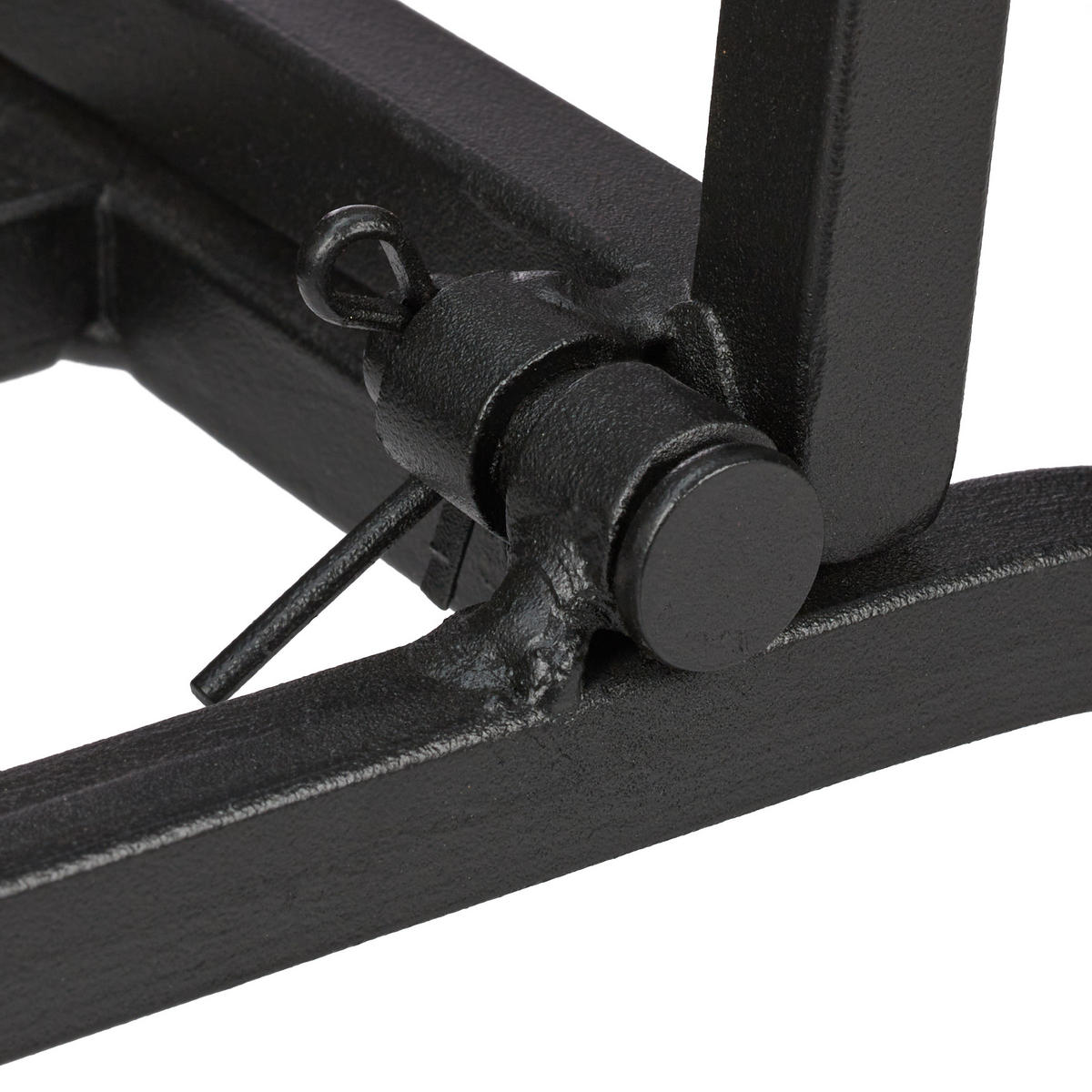 KAMINHOLZREGAL - Schwarz, Metall (51/44.5/32cm) - Relaxdays