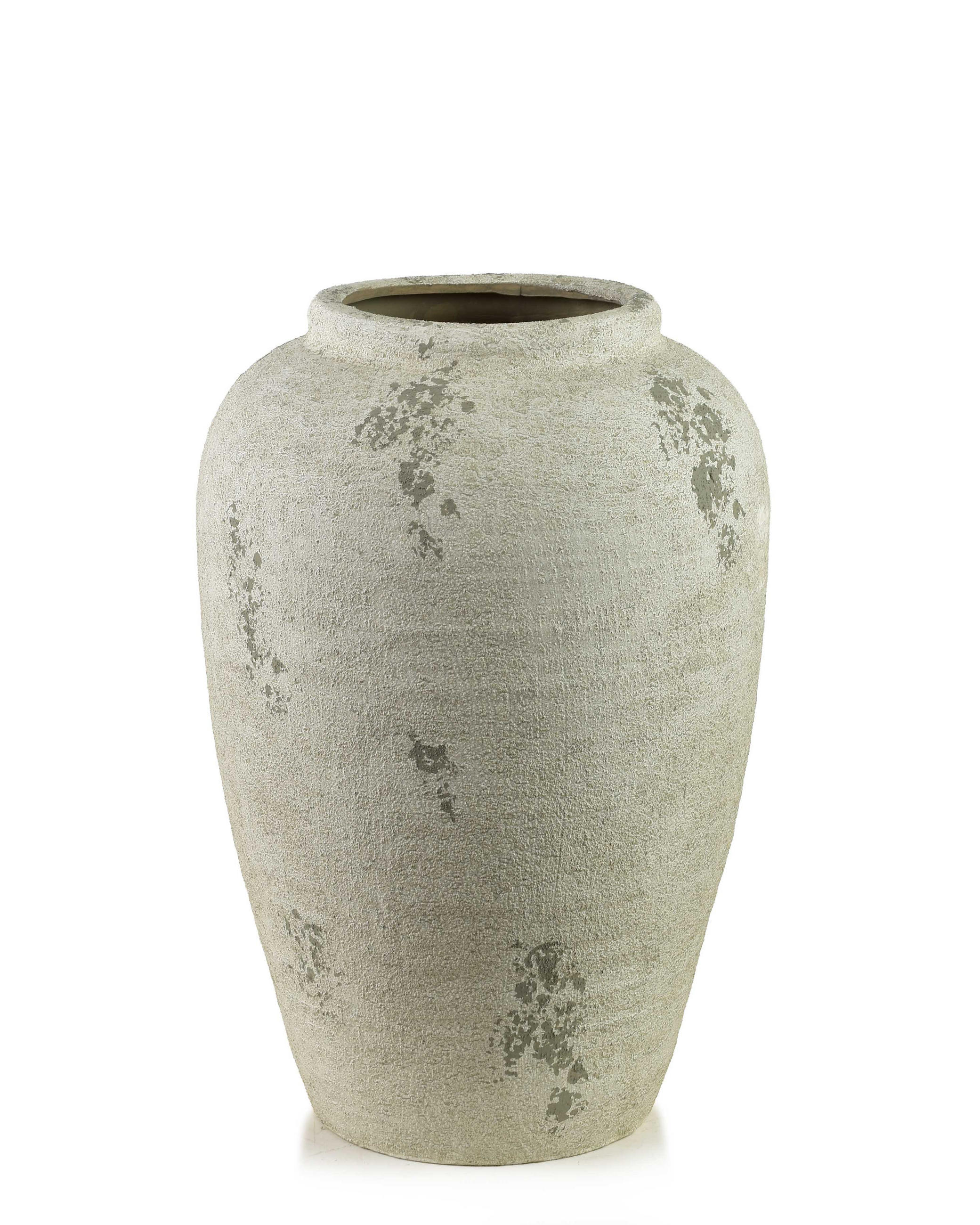 VASE EVRO Beige 30/30/45cm Keramik - Beige, Keramik (47cm) - Mondex
