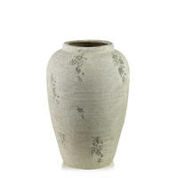 VASE EVRO Beige 30/30/45cm Keramik - Beige, Keramik (47cm) - Mondex