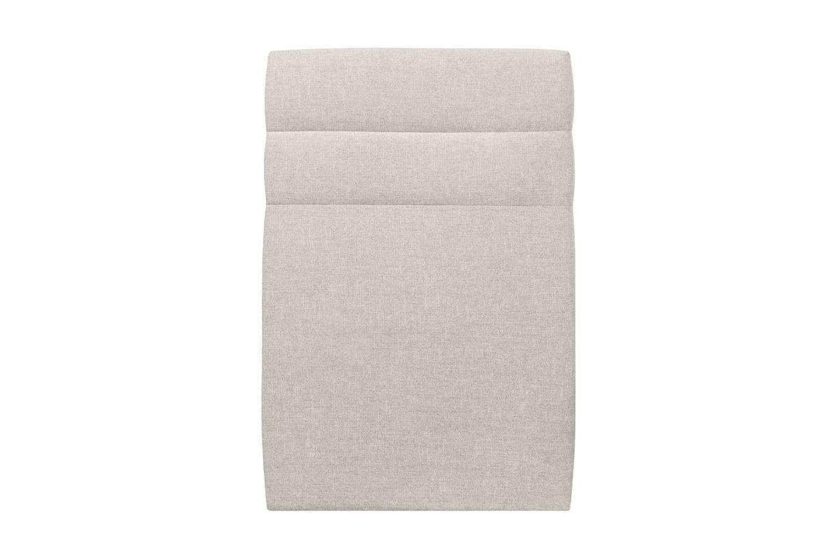 KOPFTEIL Modell Linien – Hellbeiger Stoff 90 cm - Beige, Karton/Holz (90/120/10cm) - Sommeil de Plomb