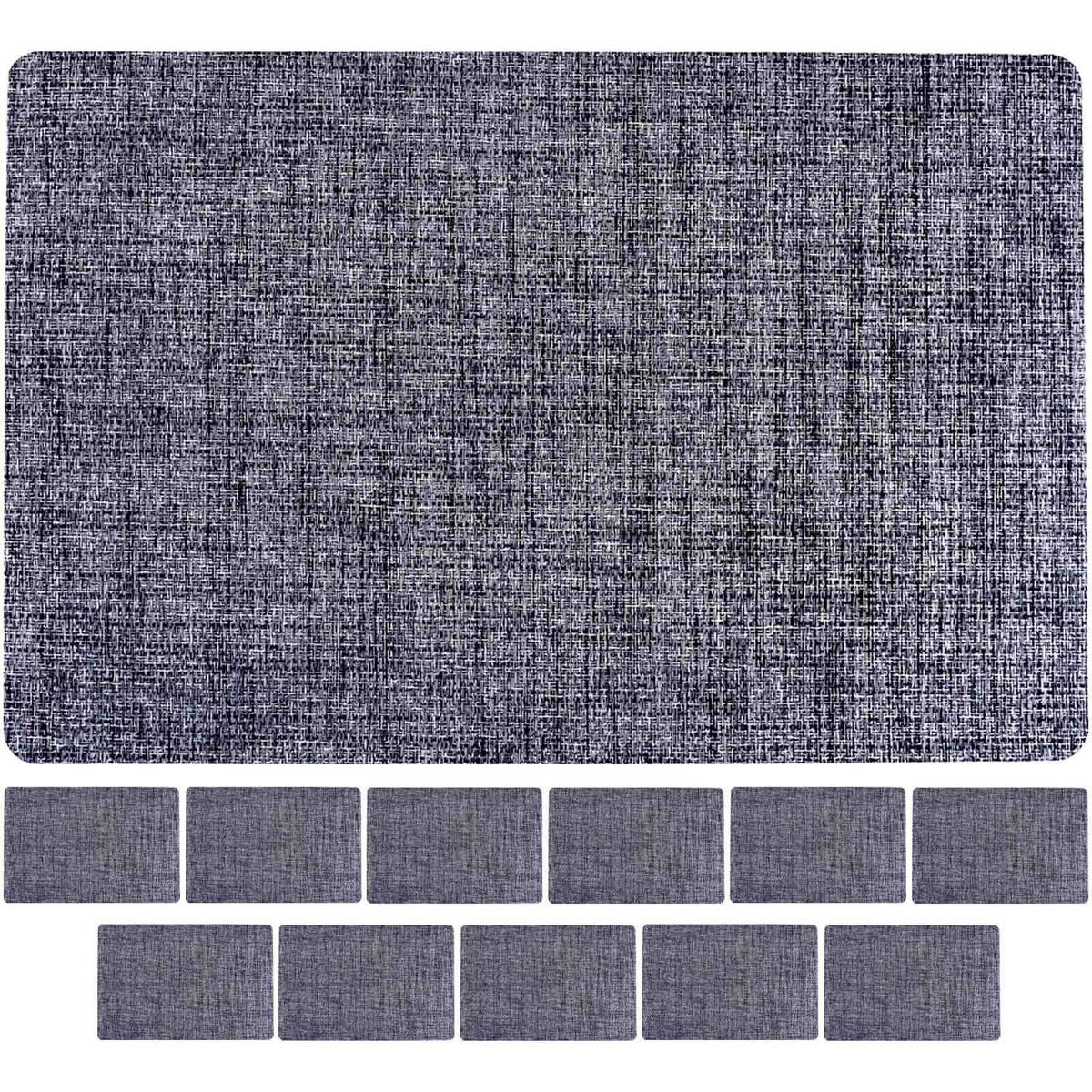 TISCHSETS Linen Graublau 44 x 29 cm 12er Set - Blau, Kunststoff (43.5/28.5/0.1cm) - Ritzenhoff Breker