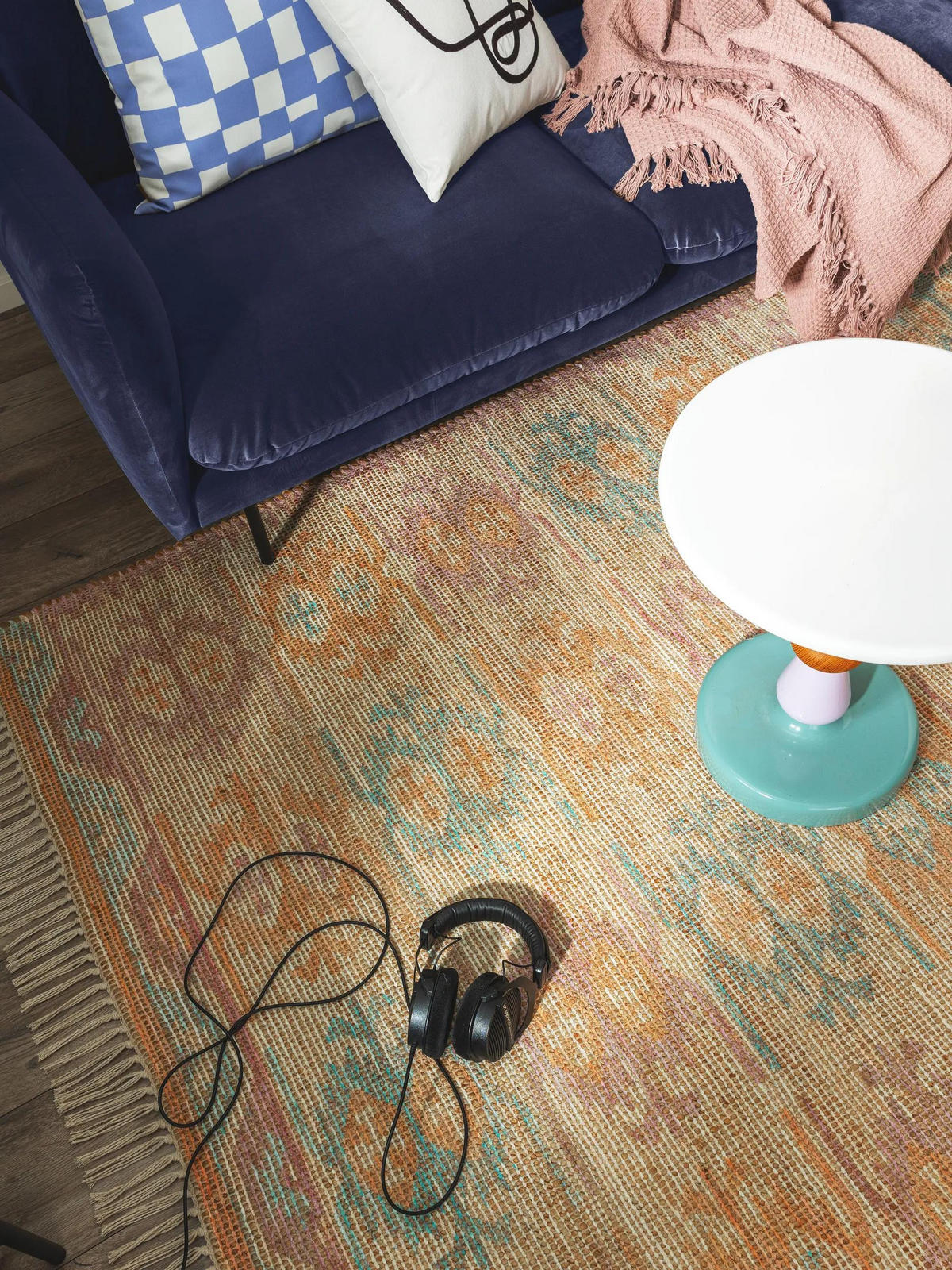 JUTETEPPICH Himal Multicolor 120x170 cm - Multicolor, Textil (120/170cm) - benuta Pop