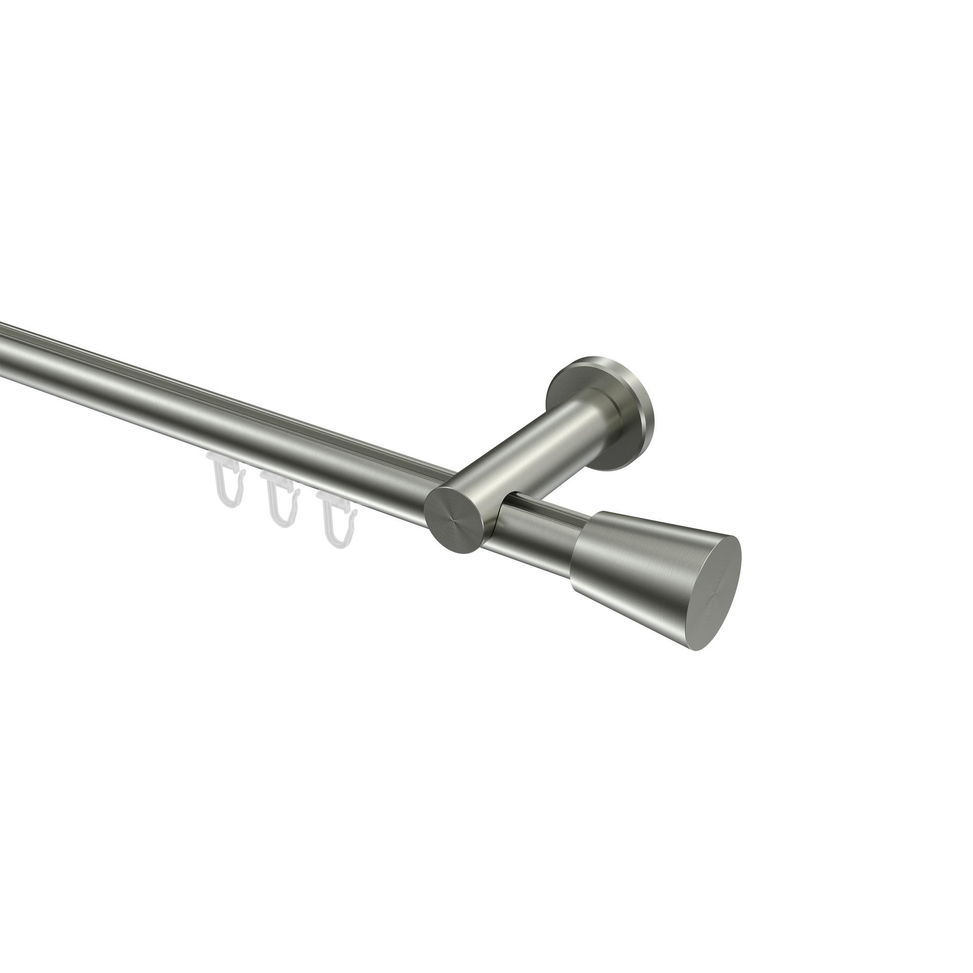 Interdeco Gardinenstange Edelstahl 540 cm