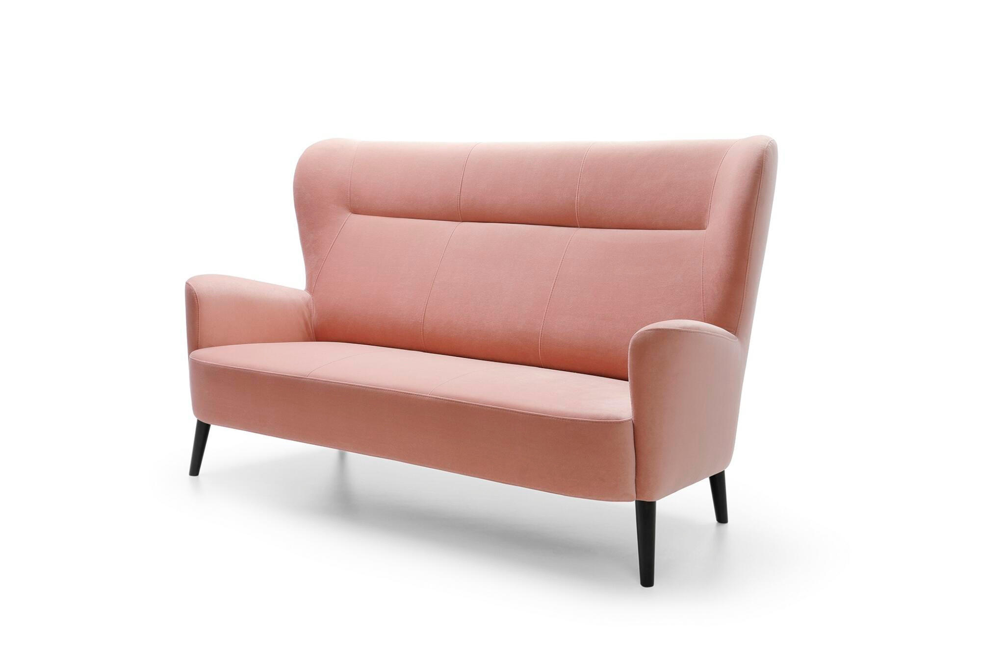 SOFA NEXT Rosa 189x93x110 cm - Pink, Textil (189/110/93cm) - FURNLUX