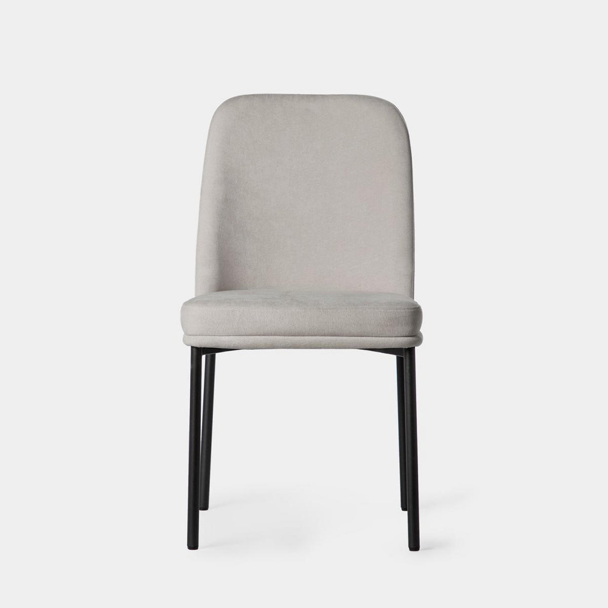 ESSZIMMERSTUHL Leila Grau 46 cm x 87 cm - Grau, Textil (46/87/59cm) - Klast Home