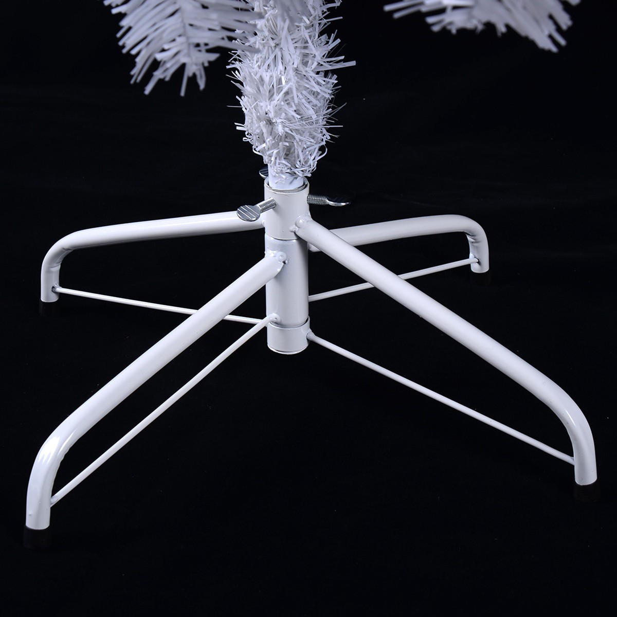 WEIHNACHTSBAUM Weiß - Weiß, Kunststoff (180cm) - COSTWAY