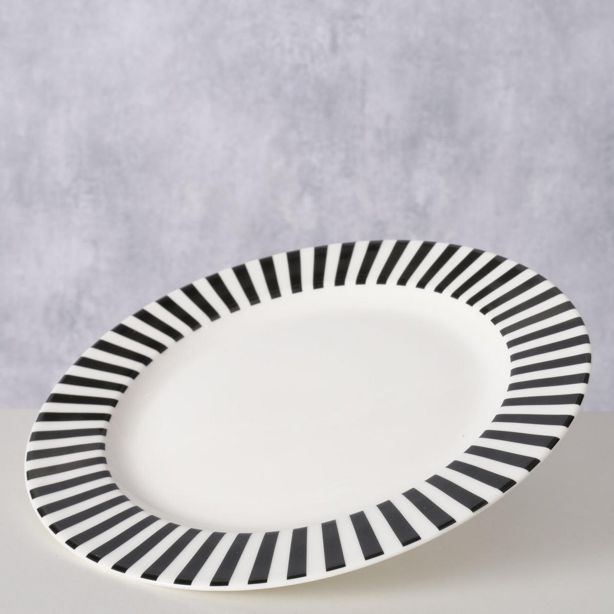 ESSTELLER Soho Weiß 20,2/20,2/1,8 cm - Weiß, Keramik (20.2cm) - Boltze Home