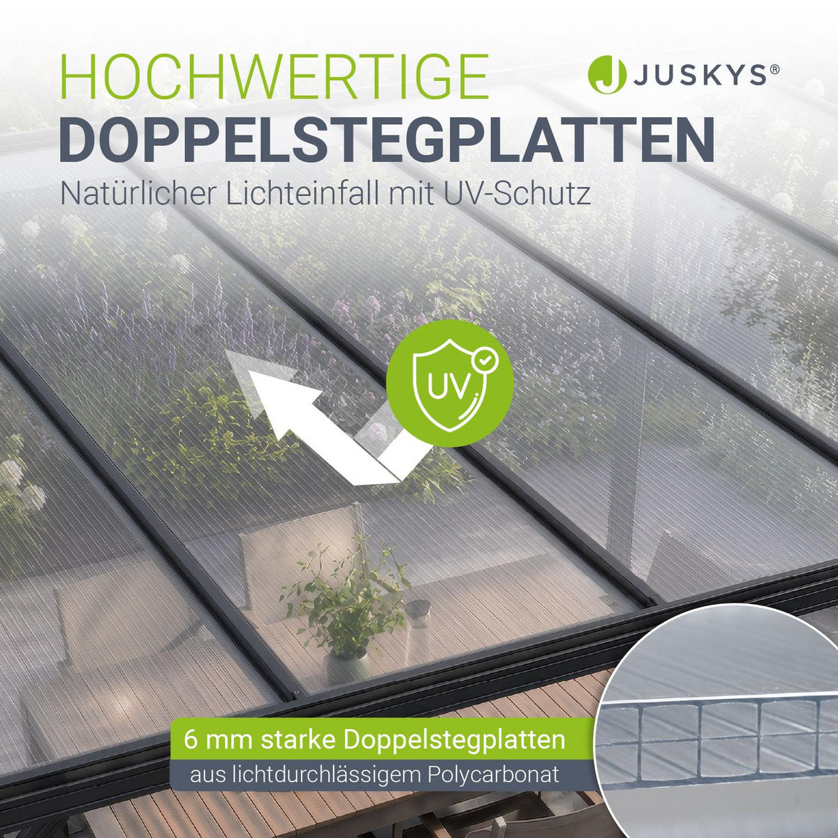 CARPORT mit Flachdach 5x3 m dunkelgrau - Dunkelgrau, Metall (305/230/503cm) - Juskys