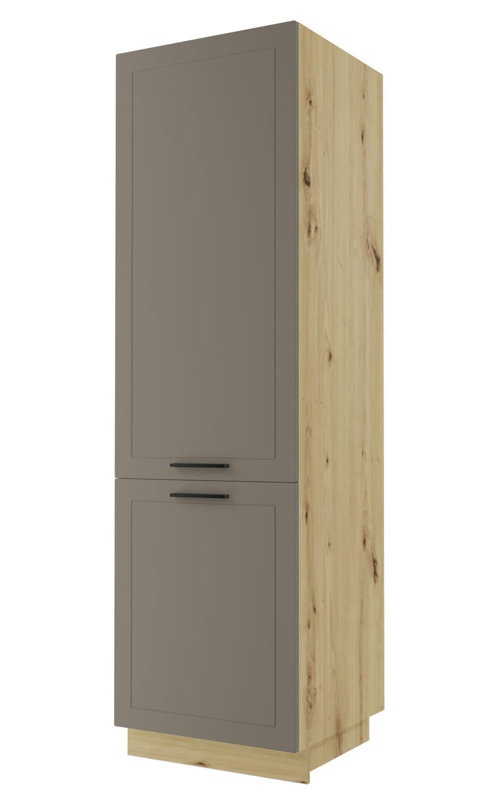 Feldmann-Wohnen Geschirrschrank Beige, Eiche Artisan 60x207x59 cm