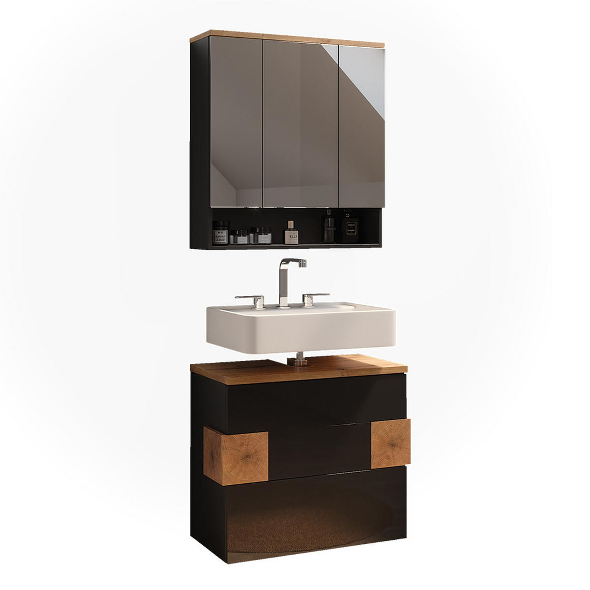 Anthrazit, Holzwerkstoff (70/64.5/37cm) - Vicco