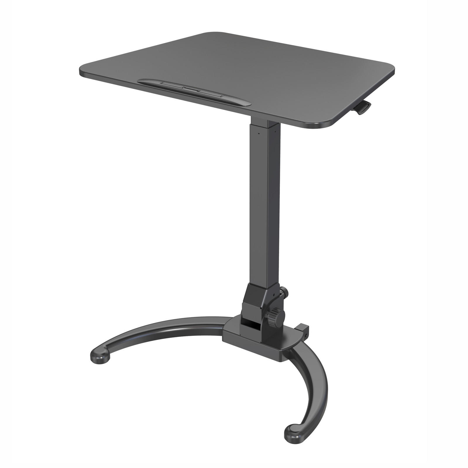 LAPTOPSTÄNDER Wonju Schwarz - Schwarz, Kunststoff (50/70/117cm) - SVITA