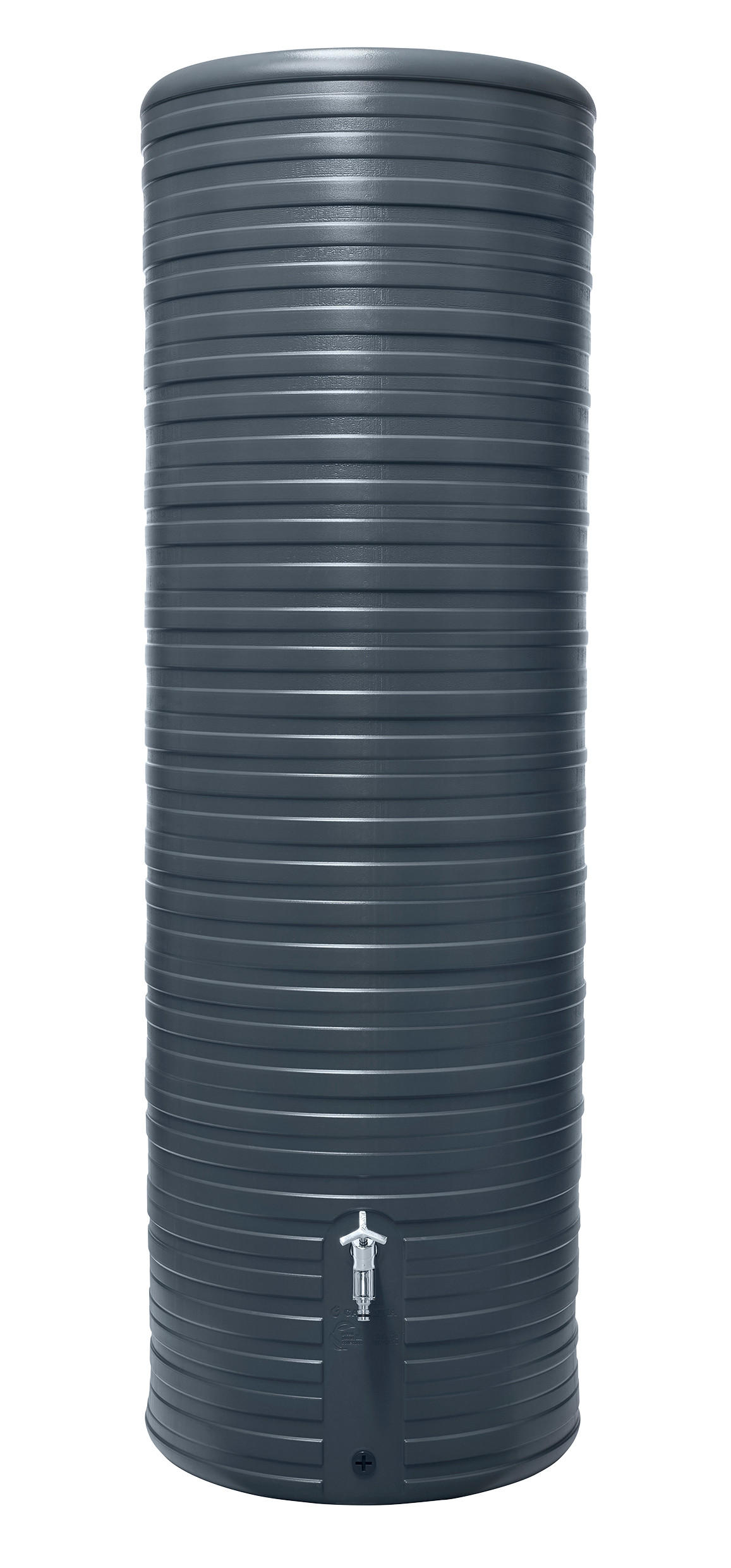 REGENTONNE 500 L, graphite grey - Grau, Kunststoff (61/185/65cm) - GARANTIA