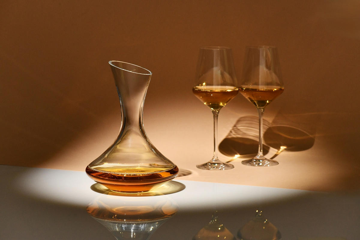 WEINDEKANTER, 1 Stk., 750 ml, Handgemacht - Transparent, Glas (0.75L) - Krosno Glass