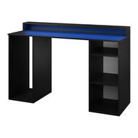SCHREIBTISCH Gamer I - Schwarz, Holzwerkstoff (48/138/90cm) - MIRJAN24