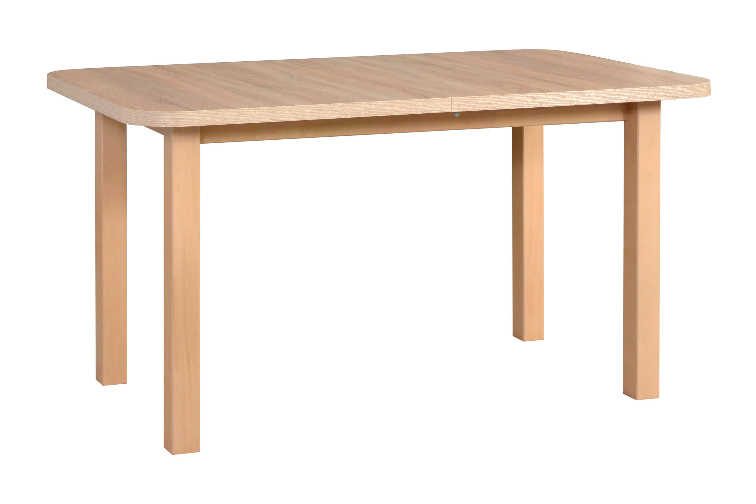 ESSTISCH Wenus 2, 140-180/80 cm, sonoma - Sonoma Eiche, Holz (80/140/76cm) - Leaf Design