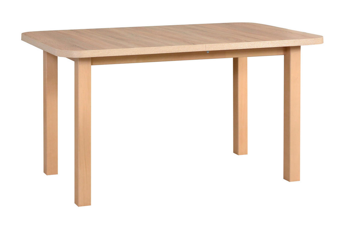 ESSTISCH Wenus 2, 140-180/80 cm, sonoma - Sonoma Eiche, Holz (80/140/76cm) - Leaf Design