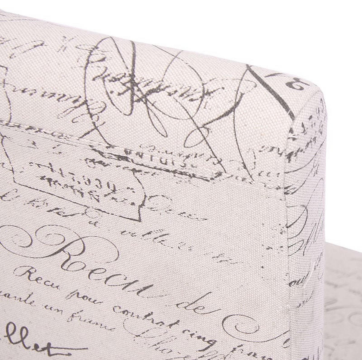 ESSZIMMERSTUHL SCHRIFT Beige, Schwarz, Dunkelbraun 4er-Set - Beige/Dunkelbraun, Textil (43/90/56cm) - MCW