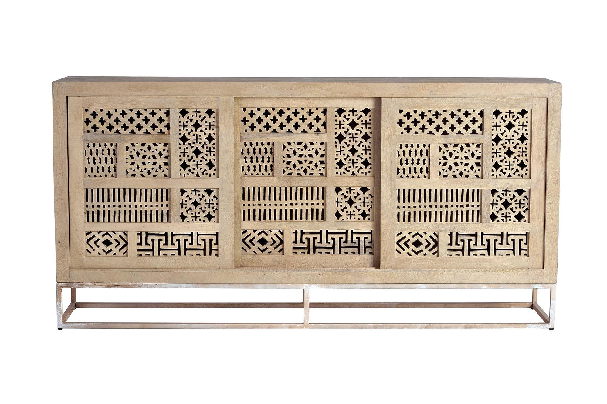 Giner y Colomer Sideboard Braun 40x95x190 cm