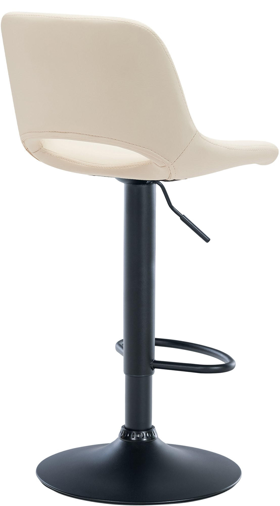 BARHOCKER Lederlook creme - Creme, Textil (42/86/46cm) - CLP