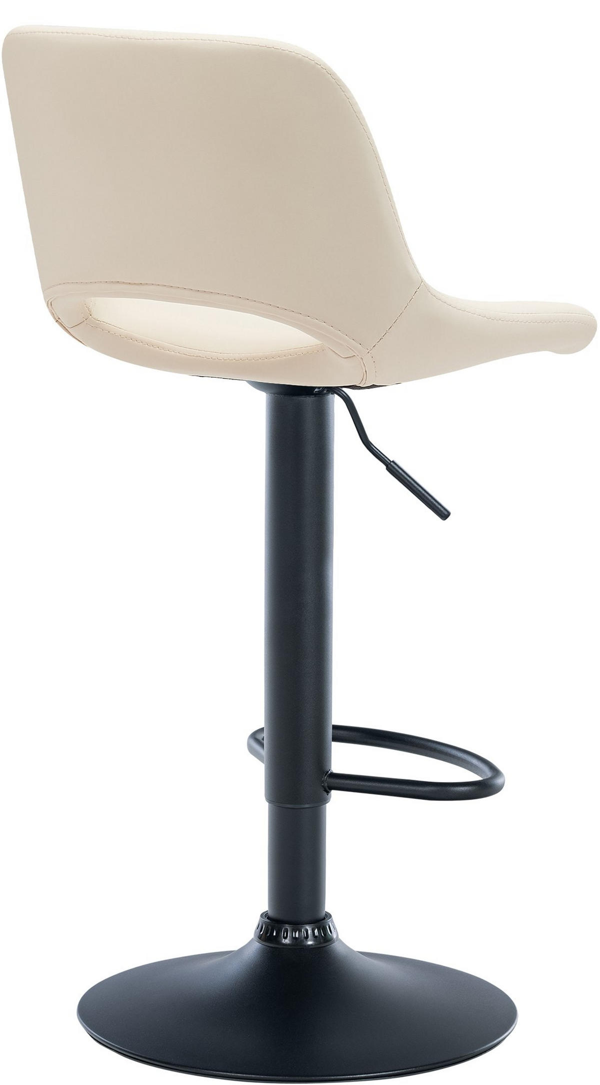 BARHOCKER Lederlook creme - Creme, Textil (42/86/46cm) - CLP
