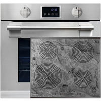 BACKOFEN-SET Einbau-Backofen 60 cm EH 6339+KCT 6705 FI Ära Induktions-Kochfeld 60 cm - Silberfarben, Metall (59.4/59.4/57.5cm) - Kaiser Küchengeräte