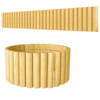 GARTENZAUN DE-09950 aus Tannenholz, wetterbeständig Natur - Naturfarben, Holz (2.7/30cm) - ComfortXL