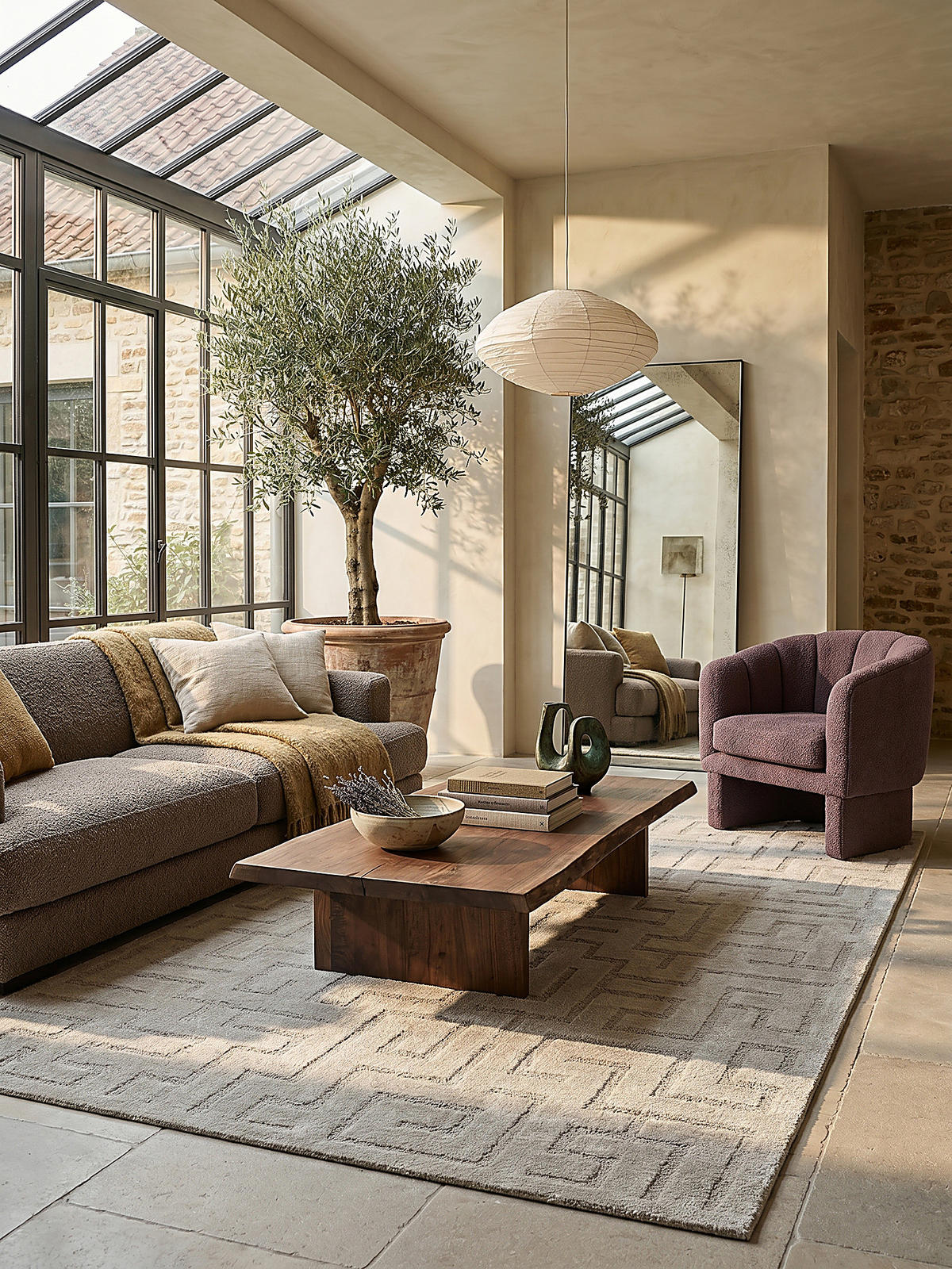 KURZFLORTEPPICH Geometrisch MUOTA Polypropylen Beige 160 x 220 cm - Beige, Textil (160/220cm) - KADIMA DESIGN