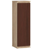 WANDSCHRANK Sonoma Eiche, Wengefarben 30x30x99 cm - Wengefarben/Sonoma Eiche, Holzwerkstoff (30/99/30cm) - Akord