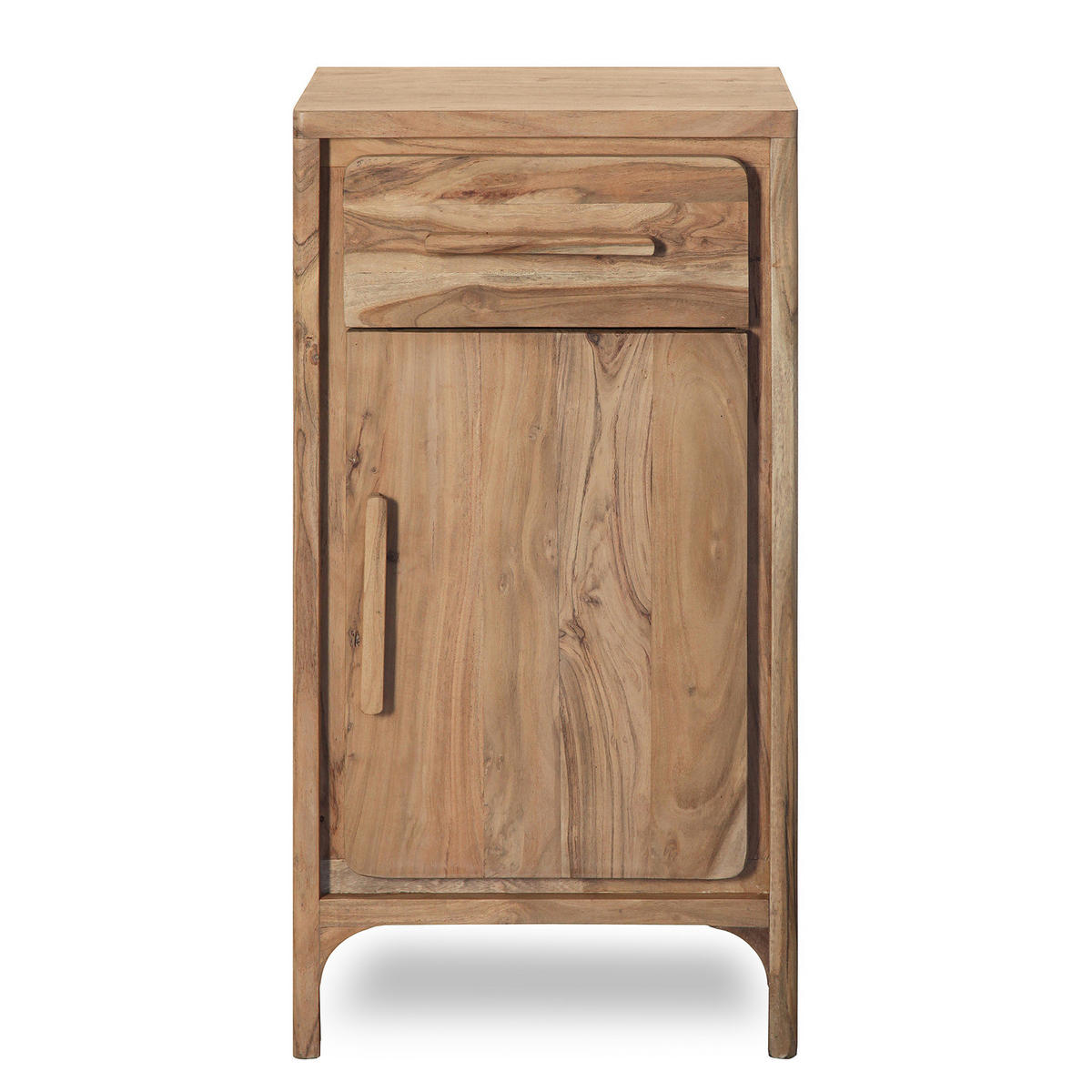 MASSIVER UNTERSCHRANK - Massivholz Akazie - Akaziefarben, Holz (44/87/32cm) - home24