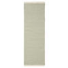 WOLLTEPPICH-LÄUFER Laura handgewebt 80/250 cm - Grün, Naturmaterialien/Textil (80/250cm) - benuta Pure