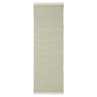 WOLLTEPPICH-LÄUFER Laura handgewebt 80/250 cm - Grün, Naturmaterialien/Textil (80/250cm) - benuta Pure