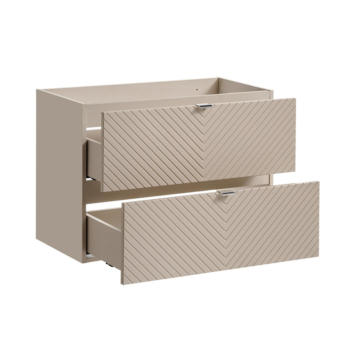 WASCHTISCHUNTERSCHRANK 80cm Manoa Kaschmir - Beige, Holzwerkstoff (80/57/40cm) - Petits-meubles