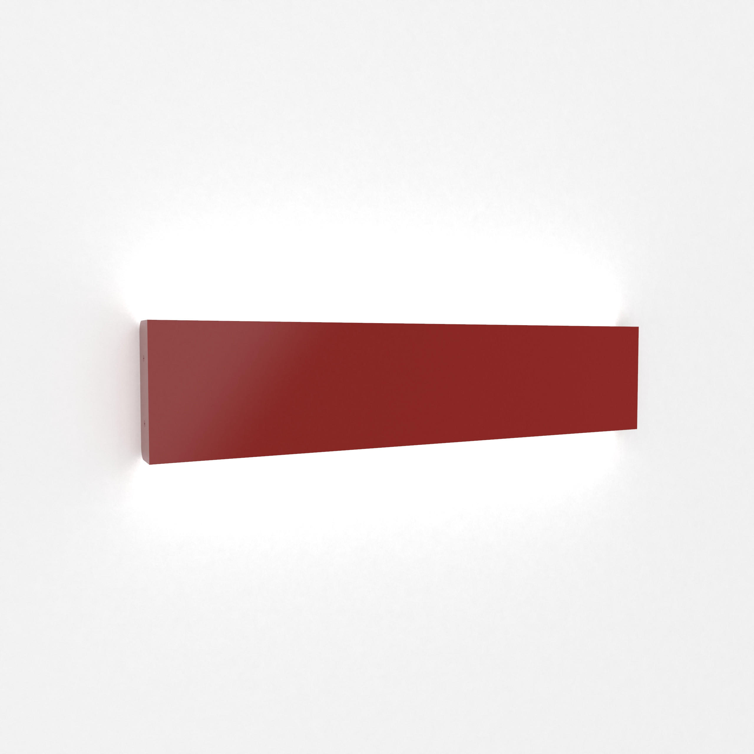 LED-WANDLEUCHTE Band L - Rot, Metall (50.4/11/3.6cm) - Lumicom