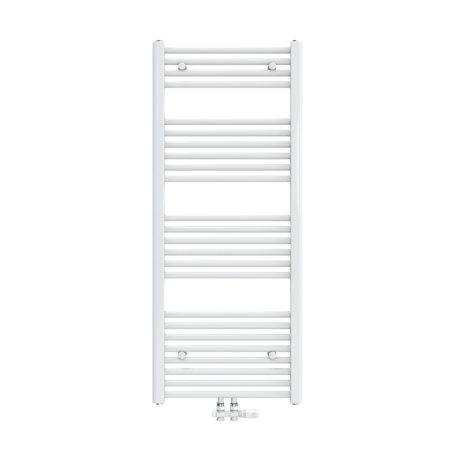 HEIZKÖRPER Handtuchheizkörper wasserführend 120/50/3 cm - Weiß, Metall (50/120/3cm) - EMKE