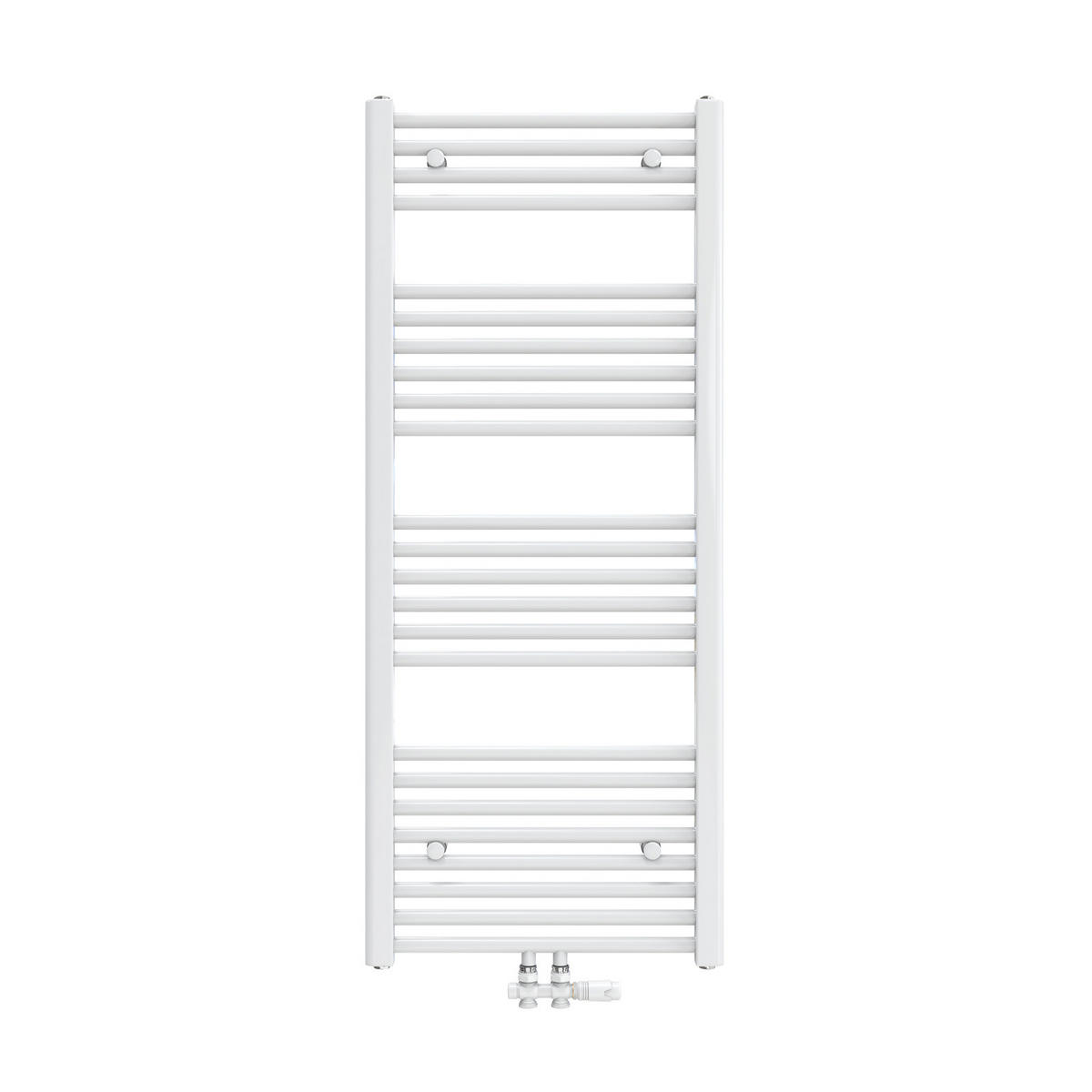 HEIZKÖRPER Handtuchheizkörper wasserführend 120/50/3 cm - Weiß, Metall (50/120/3cm) - EMKE