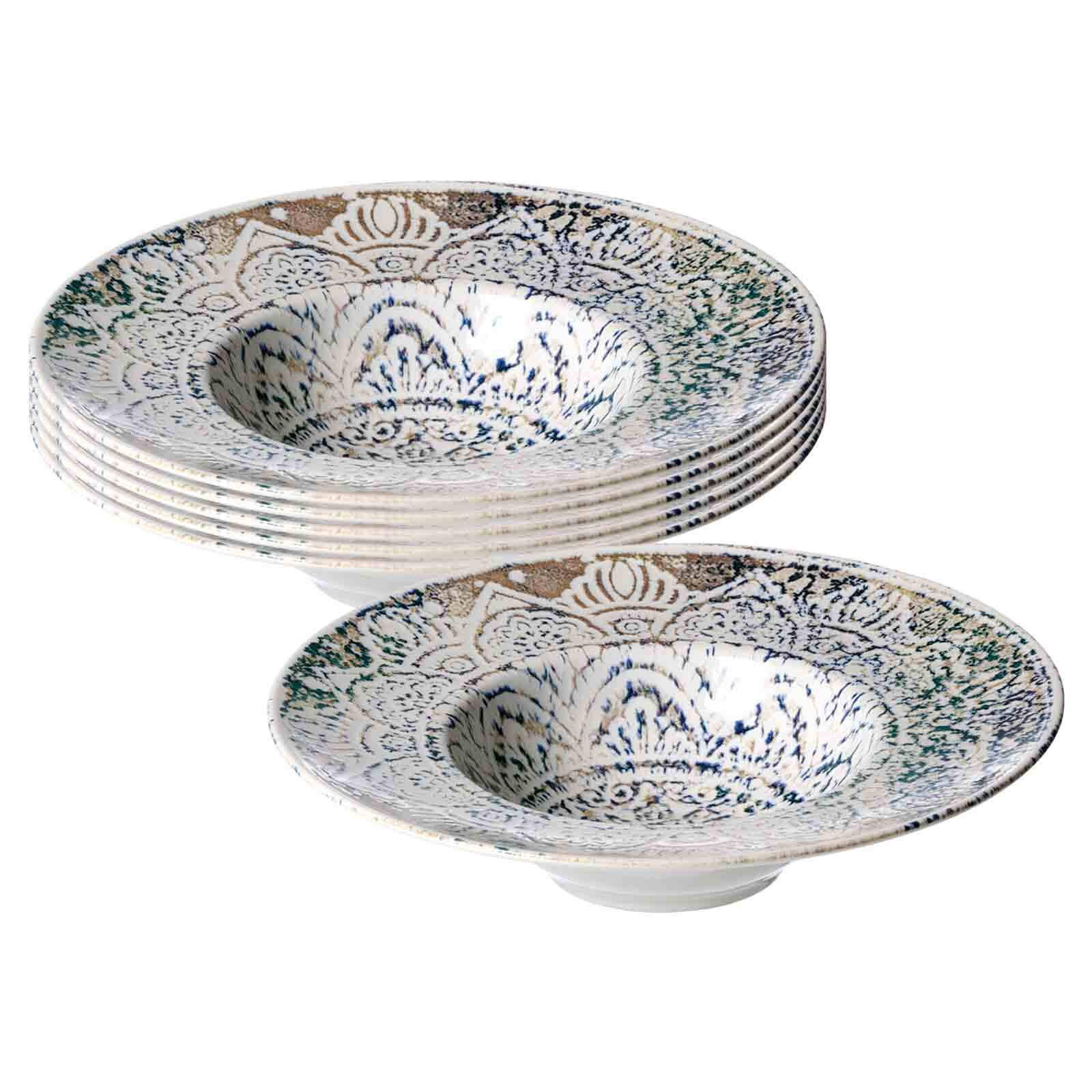 GOURMETTELLER Luigi bunt ø 28 cm 6er Set - Multicolor, Keramik (28cm) - Ritzenhoff Breker