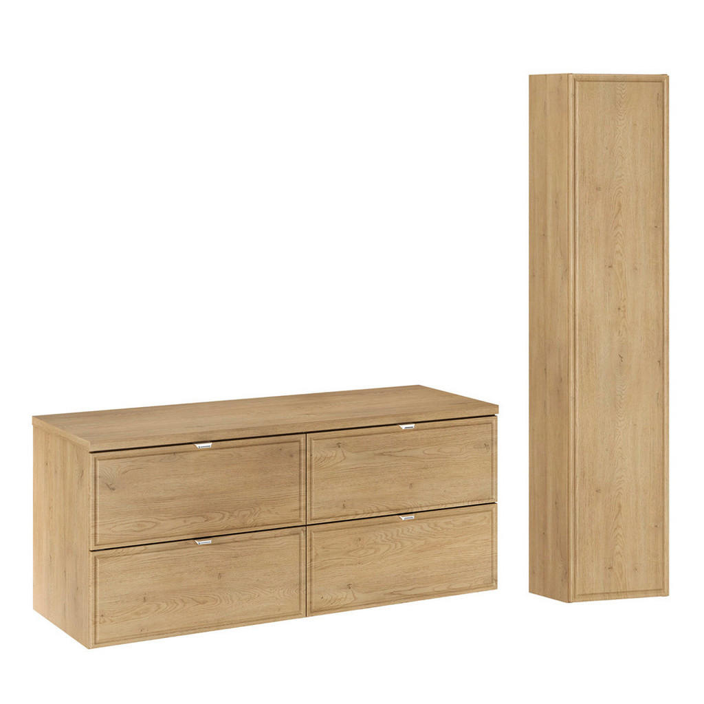 Petits-meubles KOUPELNOVÝ NÁBYTEK 120cm Elias 2er-Set Dřevo