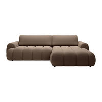 SCHLAFSOFA - 4 Personen - Stoff - Taupe - - Taupe, Textil (272/81/168cm) - Vente-Unique