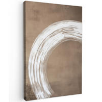 LEINWANDBILD Farbe - Braun - Japandi 60x90 cm - Kupferfarben, Textil (60/90cm) - MuchoWow