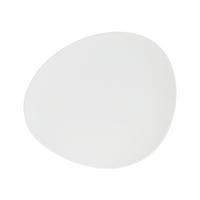DESSERTTELLER Galet Weiß 23/20/2 cm - Weiß, Keramik (23/20/2cm) - Secret de Gourmet